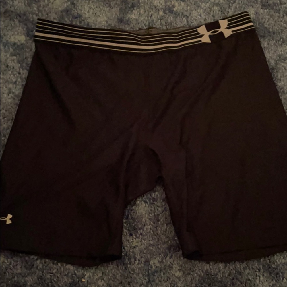 under armour biker shorts